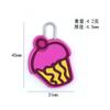 Nuevo tirador de cremallera de dibujos animados pieza de tracción candado de tracción de silicona Cabeza asa de mochila escolar para niños asa asa una variedad de multicolor Universal