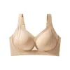 Sujetador Push-Up de Verano Fino Inalámbrico, Talla E, Invisible y Sin Costuras, Hace que los Senos Grandes Parezcan Más Pequeños, Efecto Adelgazante, Sujetador Inalámbrico
