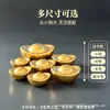 Lingotes de Oro de Imitación Sólidos Adorno Dorado Diez Mil Lingotes Lingotes de Oro Atracción de Riqueza Olla para Reunir Tesoros Decoración Recepción de Tienda Regalo de Inauguración