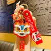 Guanzhou Danza del León Cabeza de León Llavero Colgante Muñeco Tendencia Nacional Adorno de Borla de Año Nuevo Año del Caballo Pequeño Regalo