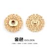 Los fabricantes suministran exquisitos botones de metal, botones invisibles para abrigos femeninos, botones para ropa, botones para suéteres, botones dorados.
