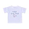 Camiseta de manga corta para niña, moderna, de verano, holgada, con estampado delantero y trasero, de media manga, ropa infantil moderna