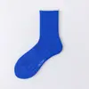 Meias Esportivas com Solado Atoalhado Masculinas Outono/Inverno Malha Solado Massageador Meias de Cano Médio Esportes Fitness Jogar Bola Meias Longas de Algodão