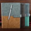 Conjunto Caderno A5 Diário Criativo Capa de Couro PU Logotipo Fabricante Atacado Criativo Tendência