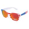 Gafas de sol transfronterizas nuevas para hombre y mujer bandera americana lente de mercurio rojo patilla de resorte gafas de sol de moda