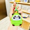 Llavero de Luz Nocturna de Panda Durian de Juego de Moda Adornos de Modelo Hechos a Mano de Muñeca Durian Colgante de Muñeca Durian