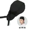 Gorro de Chef Unisex Gorra de Trabajo Gorra de Béisbol Gorra de Pirata Turban Baotou Streamer Cocina de Comida Rápida