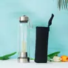Amazon Más Vendido Transfronterizo Pilar de Cristal Natural Botella de Piedra Gema de Energía de Cristal Vaso de Cristal de Cristal Impresión