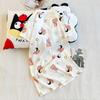 Algodón de Nube Verano Nuevo Estilo Estilo Ins Lindo Dibujos Animados Pijama de Mujer Manga Corta Shorts Suelto Casual Ropa de Casa para Mujer