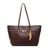 Bolso Nuevo de Primavera 2026 de Gran Capacidad con Cierre, Bolso de Hombro Casual de Moda con Personalidad, Bolso Tote de Diseño de Nicho para Viajes Diarios