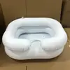 Venta directa de fábrica al contado lavabo inflable de PVC lavabo para pies de doble capa de PVC lavabo conveniente para cuidado del hogar