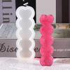 Molde de gota DIY 5 incluso amor vela de aromaterapia molde de silicona vela de ambiente nuevo molde de gota de resina epoxi