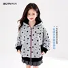 Abrigo para Niñas 2026 Estilo Otoño Moda Ropa Infantil para Niñas Mayores Sudadera con Capucha Casual de Manga Larga Conjunto de Otoño con Capucha para Niños