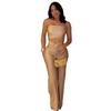 C7535 Transfronterizo Aliexpress Amazon Moda Europea y Americana Verano Nuevo Mono Casual Ajustado Elástico