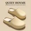 Pantuflas de Algodón Impermeables para Mujer, Nuevo Estilo Otoño/Invierno 2026, Calzado de Casa Cálido Ligero Antideslizante para Pareja, Pantuflas de Algodón para Hombre