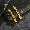 Plata de Ley 925 Chapada en Oro Antiguo, Cadena de Tres Secciones con Pequeños Accesorios, Diseño Hueco Finamente Elaborado para DIY, Accesorio de Plata Versátil para Cadena de Extensión