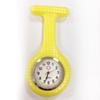 Reloj de Enfermera para Mujer Impermeable Reloj Colgante con Pin Simple Reloj de Bolsillo de Silicona Estudiante Prueba de Batería Reloj de Bolsillo para el Pecho de Doctor