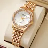 Reloj de Moda Nuevo para Mujer con Pedrería, Pulsera de Cinco Eslabones, Reloj de Cuarzo, Venta Caliente de Comercio Exterior, Al por Mayor