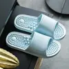 Chinelos de Verão para Mulheres, Casais, Homens, Sola Macia Antiderrapante, Resistente ao Desgaste para Uso Interno em Casa, Banheiro, Hotel, Chinelos de Massagem Novo Estilo