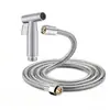 Set de Pistola Rociadora para Inodoro de Acero Inoxidable Transfronteriza, Boquilla Potenciadora de Grifo Bidet, Pistola Rociadora para Inodoro, Cabezal de Ducha