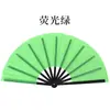 Abanico de Tai Chi Kung Fu, Abanico Rojo Sonoro, Abanico Plegable de Un Pie, Abanico de Baile Universal de Hueso de Plástico para Danza China y Artes Marciales, Venta al por Mayor