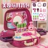 Casa de Juegos para Niños Autorizada Genuina Set de Cosméticos para Niña Caja Tocador Portátil Princesa Frozen