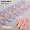 Fábrica Zhengxiang Personalizado OEM Pegatinas para Uñas de Gel Semi-curado ODM Amazon Polvo de Cebolla Degradado Francés Uñas UV Pegatinas