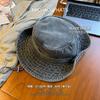 Sombrero de pescador de mezclilla para mujer 2024 nuevo sombrero de montañismo para exteriores primavera y verano protección UV ala grande cubre cara protección solar sombrero de cubo