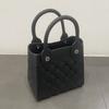 Bolso Tote Nicho Estilo Coreano 2024 Principios de Otoño Nuevo Bolso de Mujer Dopamina Personalizado Bolso Pequeño Bolso de Mano Rómbico Calado
