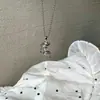 Titânio Aço Sem Cor Cintura Pequena Luz Colar de Luxo Verão Feminino Internet Celebridade Nicho High-end Design Acessórios Pingente de Corrente de Clavícula