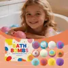 Caja de Set de Bolas de Baño Divertidas, Suave y Amigable con la Piel, Hidratante e Hidratante, Cuidado Diario para la Piel del Cuerpo, Baño, Limpieza y Cuidado