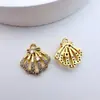 Cobre Chapado en Oro Zirconia de Alta Retención de Color Colgante Mariposa Materiales para Pulsera Collar Pendiente Joyería Hecha a Mano