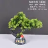Bienvenida Adorno de Escritorio de Pino Decoración Árbol de Pino Pequeño Plantas Verdes Plantas Acuáticas Rocalla Miniatura Acuario Paisajismo Hotel