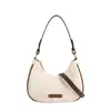Bolsa de axila bordada de color block vintage para dropshipping, nuevo modelo de verano 2026, bolso de hombro único de alta gama en forma de media luna, venta al por mayor