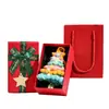 Enfeites de Árvore de Natal de Tricô Mais Vendidos no Exterior, Decorações de Natal Criativas de Crochê e Enfeites de Natal Festivos
