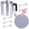Material para vela DIY Vela perfumada conjunto de ferramentas para fazer velas pote para derreter cera de abelha cera de soja cera de fusão