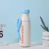 Novo copo térmico com canudo de aço inoxidável 316, copo de viagem portátil com canudo, copo de água para estudantes ao ar livre, grande capacidade para homens e mulheres