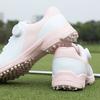Sapatos de Golfe PGM Femininos Tênis Impermeável Antiderrapante Leve Botão de Ajuste Entressola Confortável com Absorção de Choque Sapatos para Jogar