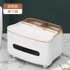 Sala de Estar Creativa de Gama Alta Caja de Pañuelos Mesa de Café Caja de Almacenamiento para Control Remoto Adorno de Escritorio para el Hogar de Lujo Ligero Sensación de Lujo Ligero de Gama Alta