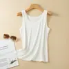 Camisola de Modal Feminina Primavera e Verão Fina Slim Fit Versátil Camisa de Base com Textura Máscara Fina Aparência Emagrecedora Top Único