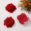 Atmósfera antigua sensación de gasa de seda brillante flor rosa seca diy hecho a mano pin para el pelo versátil accesorios para el cabello accesorios para la ropa al por mayor