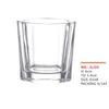 Vaso octagonal de vidrio templado engrosado al por mayor para bar ktv, vaso de cerveza de vidrio para el hogar, dos dos Copa Lotus