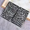Suministro Transfronterizo de Juegos de Placas de Estampado para Uñas, Plantillas DIY de Transferencia para Uñas, Venta al por Mayor de Fabricantes
