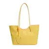 Bolso de Mujer 2026 Verano Estilo Coreano Moderno Casual Moda Patrón Tejido Personalizado Gran Capacidad Bolso de Mano Hombro Axila