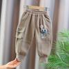 Frete Grátis Calça para Bebê Menina Calça de Moletom 2025 Primavera e Outono Nova Calça de Primavera Infantil Para Meninas de 3 Anos Calça Coreana 1