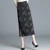 Falda estampada para mujer, nueva moda otoño 2026, falda lápiz de cintura alta, de longitud media, elegante y con estilo