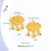 Accesorios DIY de Oro Vietnamita de larga data Cerradura Baifu Campana Ping An Colgante pequeño Zakilam Pulsera Collar