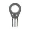 OT Terminal Prensado en Frío Terminal de Engarce Terminal de Anillo Conector Perno Anillo de Engarce Redondo Conector de Cobre Puro Latón Plateado