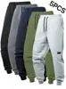 Pantalones Deportivos Casuales de Forro Polar de Color Sólido para Hombre, Talla Europea, con Cordón, Pantalones Largos Cálidos Adecuados para Deportes y Ocio