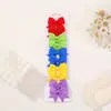 Conjunto Popular de Grampo de Cabelo Laço Cauda de Andorinha para Crianças da Amazon, Grampo Diário Fofo e Versátil para Meninas Europeias e Americanas 323